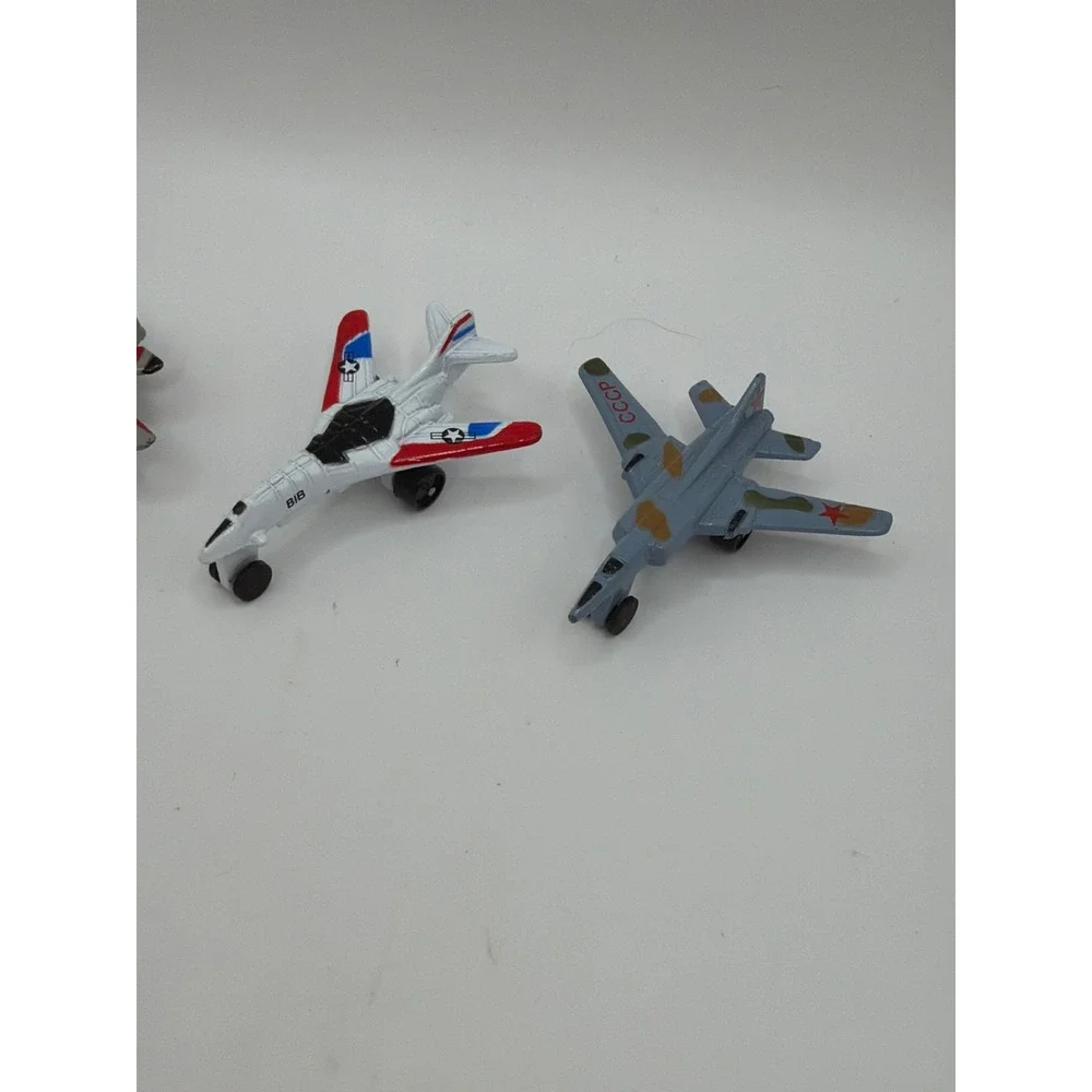 Vintage 80s Micro Imperial Toy Fighter Jets Diecast Military Plane Lot